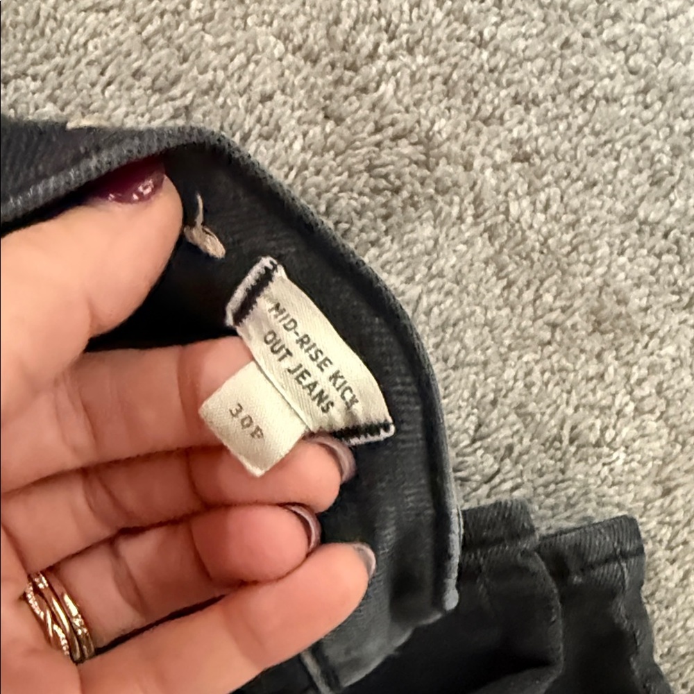 Madewell Charcoal Denim Jeans - Picture 3 of 7